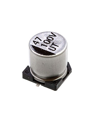 UT2A470M1010VG, конденсатор SMD 47мкФ 100В 20% 10х10,2мм UT2A470M1010VG, конденсатор SMD 47мкФ 100В 20% 10х10,2мм