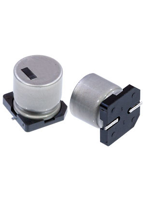 ECAP SMD, 1500 мкФ, 10В,125C, EEETKA152UAQ, Конденсатор электролитический алюминиевый SMD
